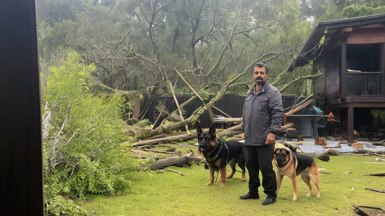 Desgarrador testimonio de Quique Neira sobre los daños causados por el viento en su hogar de Batuco tras el paso del sistema frontal