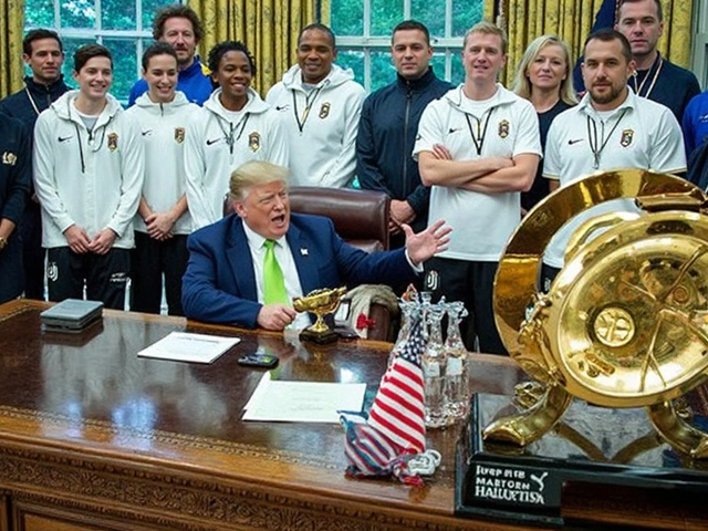 Trump recibe a Juventus en la Casa Blanca y reitera postura sobre deportistas transgénero